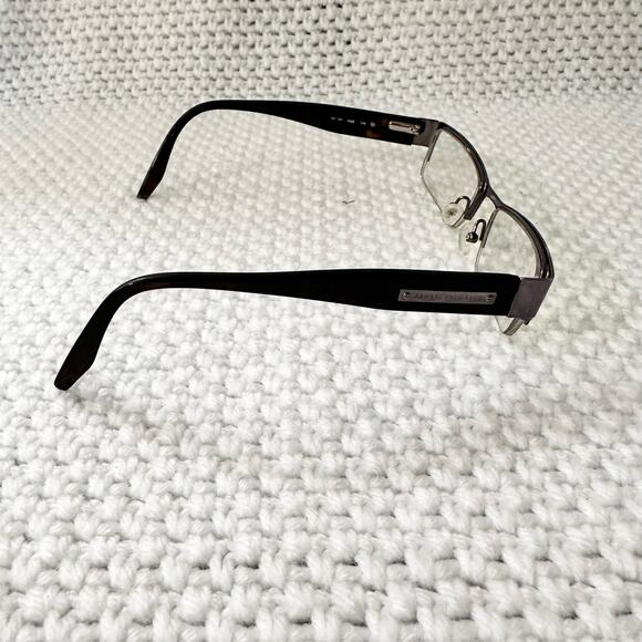 Armani Exchange Brown Tortoise Rectangular Half Rim Reading Glasses AX141 HQE main image 5
